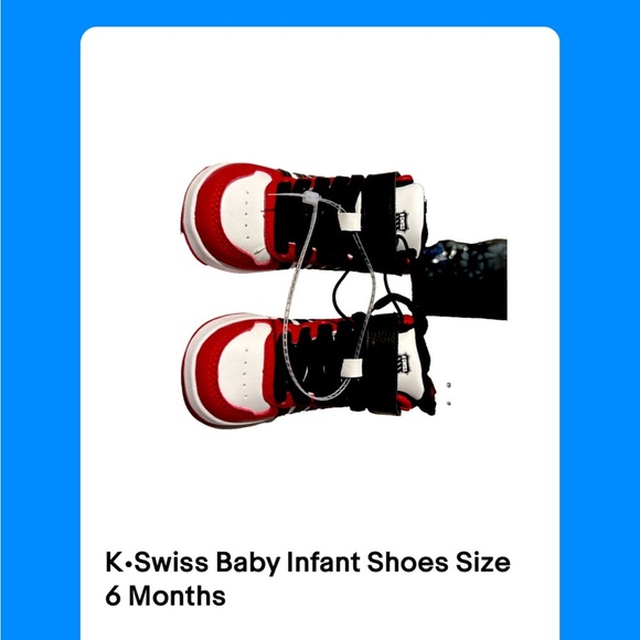 K•Swiss Baby Infant Shoes Size 6 Months - Picture 3 of 3